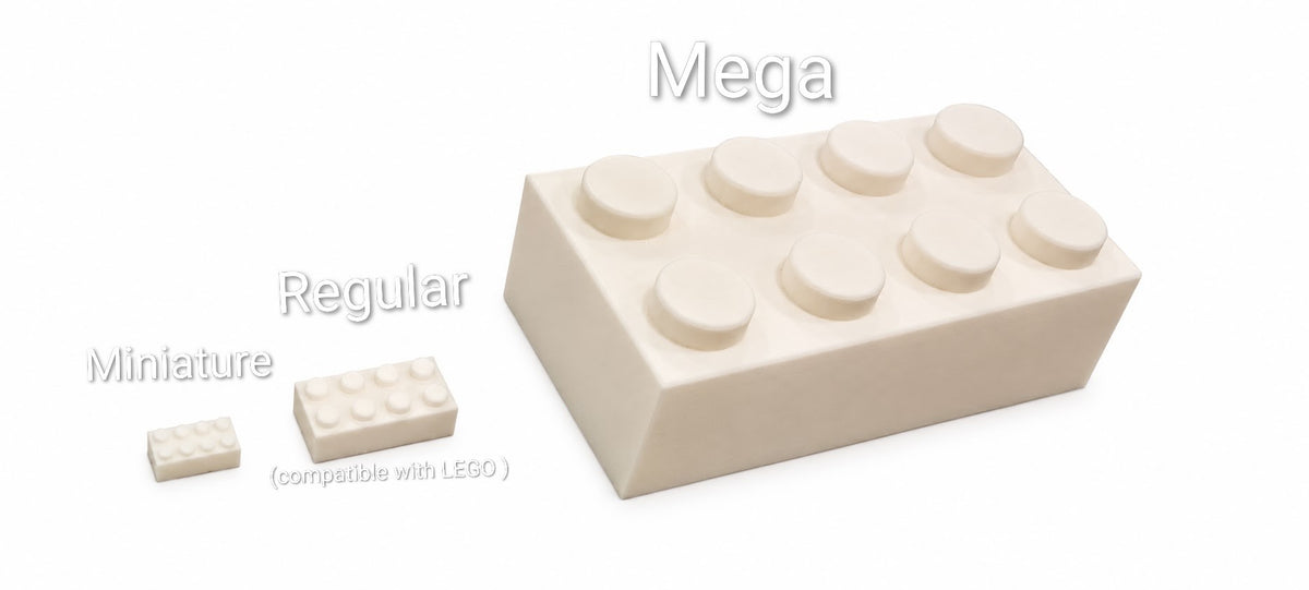 100 2x4 Miniature building bricks (small size)